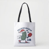 Pickleball Kerstmis Tote Bag (Voorkant)