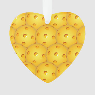 Pickleball-kerstornament Heart Ornament
