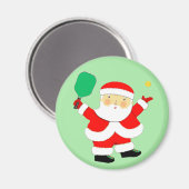Pickleball Kerststokvuller Magneet (Voorkant / Achterkant)