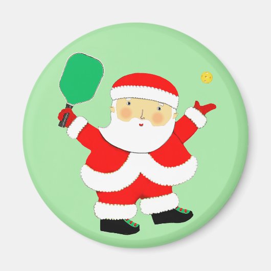 Pickleball Kerststokvuller Magneet (Voorkant)