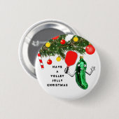 Pickleball Kerststokvuller Ronde Button 5,7 Cm (Voorkant /achterkant)
