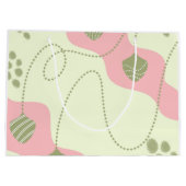 Pickleball kerstthema groot cadeauzakje (Achterkant)