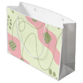 Pickleball kerstthema groot cadeauzakje (Achterkant Gekanteld)