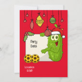 Pickleball kerstthema kaart (Voorkant)