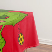Pickleball kerstthema tafelkleed (Voorbeeld)