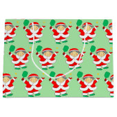 Pickleball Kerstvakantie Groot Cadeauzakje (Voorkant)