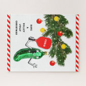 Pickleball Kerstvakantie Legpuzzel (Horizontaal)