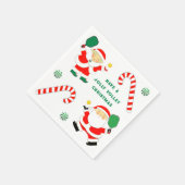Pickleball Kerstvakantiefeest Servet (Hoek)