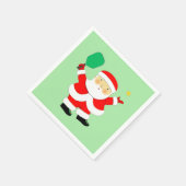 Pickleball Kerstvakantiefeest Servet (Hoek)