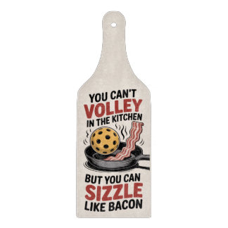 Pickleball Keuken Zone Bacon Humor Snijplank