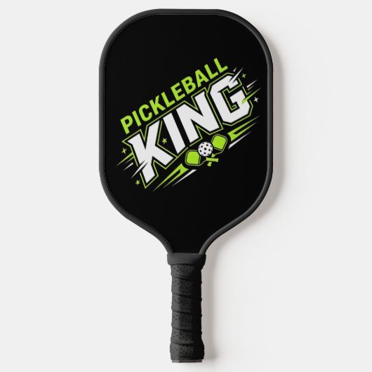 Pickleball King Funny Pickleball Paddle (Voorkant)