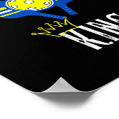 Pickleball King Funny Pickleball Player Poster (Hoek)