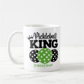 Pickleball King gepersonaliseerd Koffiemok (Links)