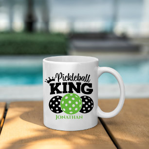 Pickleball King gepersonaliseerd Koffiemok