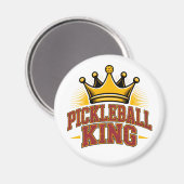 Pickleball King Magneet (Voorkant / Achterkant)