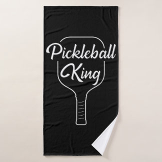 Pickleball King met Pickleball Paddle Badhanddoek