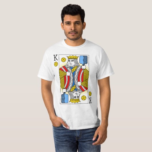 PICKLEBALL KING T-SHIRT (Voorkant volledig)