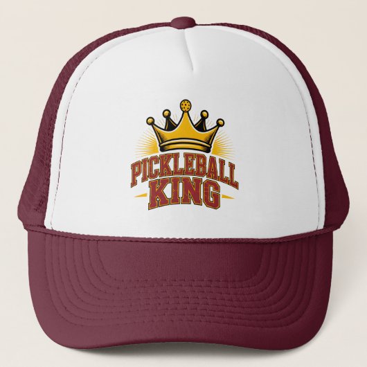 Pickleball King Trucker Pet (Voorkant)