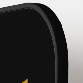 Pickleball King zwart/gouden peddel - personaliser Pickleball Paddle (Links Detail)