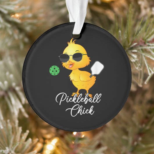 Pickleball Kip Grappige Pickleball Ornament (Boom)