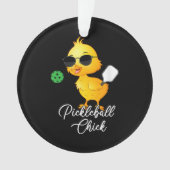 Pickleball Kip Grappige Pickleball Ornament (voorkant)