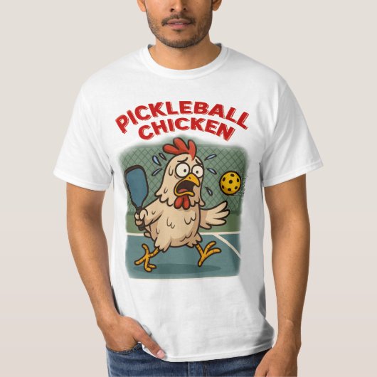 Pickleball Kip T-shirt (Voorkant)