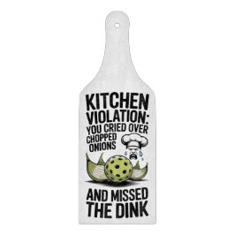 Pickleball Kitchen Violation Chef Onion Snijplank