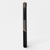 PICKLEBALL Klasse Modern Zwart Bruin Kleurblok Case-Mate iPhone Case (Achterkant/links)