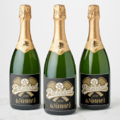 Pickleball Kleding Spelers Sparkling Wijnetiket (Flessen)