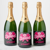 Pickleball Kleding Spelers Sparkling Wijnetiket (Flessen)