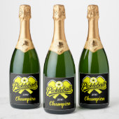 Pickleball Kleding Spelers Sparkling Wijnetiket (Flessen)
