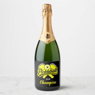 Pickleball Kleding Spelers Sparkling Wijnetiket