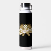 Pickleball Kleding Spelers Waterfles (Achterkant)