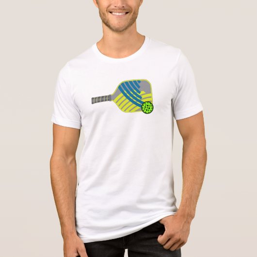 Pickleball-kleding Tri-Blend Shirt (Voorkant)