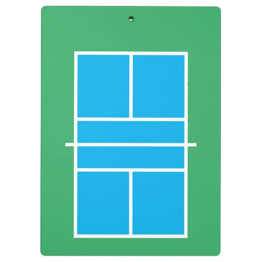 Pickleball-klembord voor coachinglessen klembord (Achterkant)