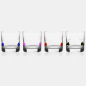 PICKLEBALL Kleurrijk Assortiment Four Whisky Glas (Rechts)