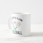 Pickleball Koffiemok (Voorkant links)