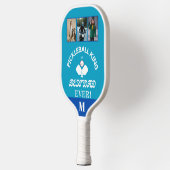 Pickleball Koning en Beste Pap Ooit 3 Fotorooster Paddle (Links)