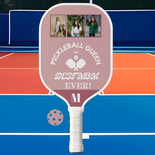 Pickleball Koningin en Beste Moeder Ooit 3 Fotoroo Pickleball Paddle