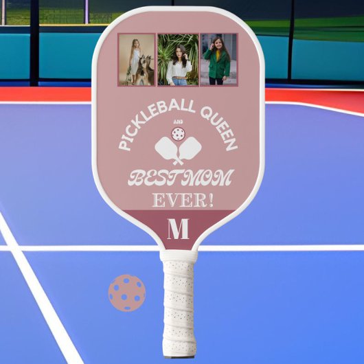Pickleball Koningin en Beste Moeder Ooit 3 Fotoroo Pickleball Paddle