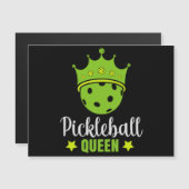 Pickleball Koningin Grappige Pickle Bal Koningin (Voorkant / Achterkant)