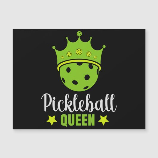 Pickleball Koningin Grappige Pickle Bal Koningin (Voorkant)