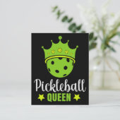 Pickleball Koningin Grappige Pickle Bal Koningin  (Staand voorkant)