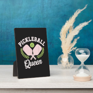 Pickleball Koningin Grappige Pickleball Speler Fotoplaat