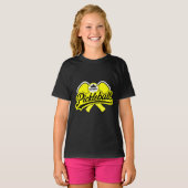 Pickleball Koningin Kampioen T-shirt (Voorkant volledig)