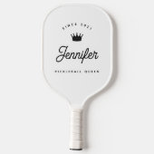 Pickleball Koningin Paddle (Achterkant)