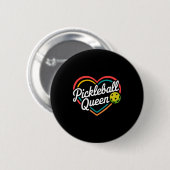 Pickleball koningin ronde button 5,7 cm (Voorkant /achterkant)