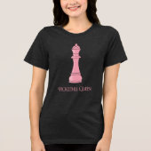 Pickleball Koningin Tri-Blend Shirt (Voorkant)