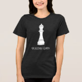 Pickleball Koningin Tri-Blend Shirt (Voorkant)