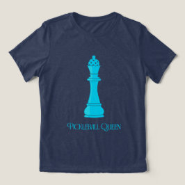 Pickleball Koningin Tri-Blend Shirt